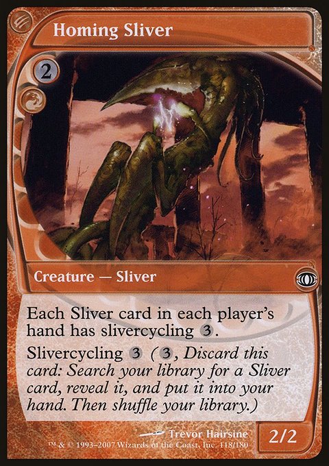 Homing Sliver, Future Sight #118, Magic: The Gathering card
