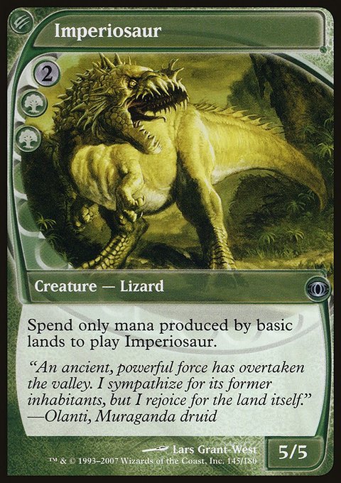 Imperiosaur, Future Sight #145, Magic: The Gathering card