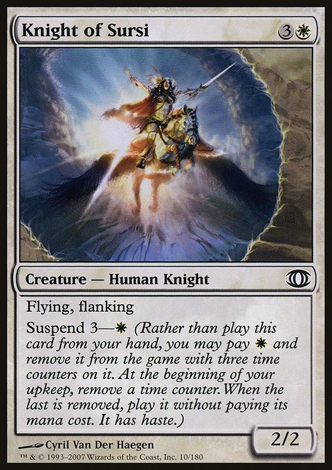 Knight of Sursi, Future Sight #10, Magic: The Gathering card