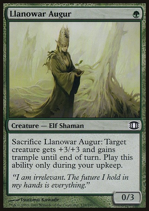 Llanowar Augur, Future Sight #129, Magic: The Gathering card