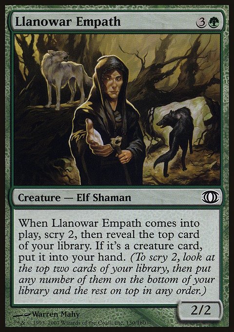 Llanowar Empath, Future Sight #130, Magic: The Gathering card