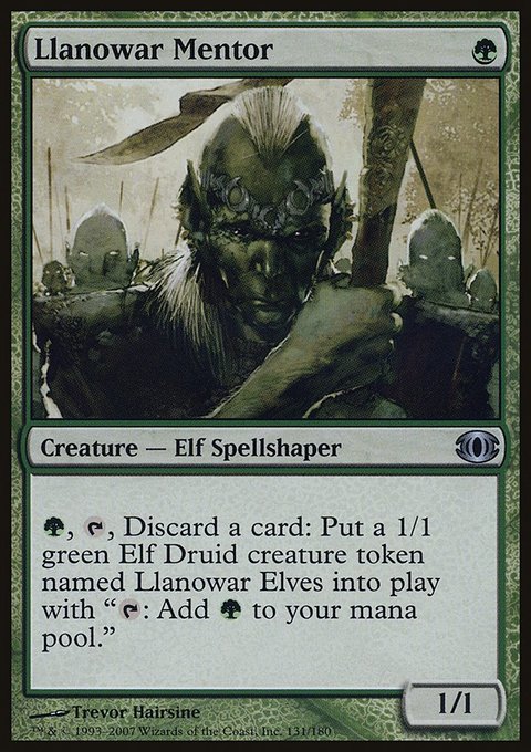 Llanowar Mentor, Future Sight #131, Magic: The Gathering card