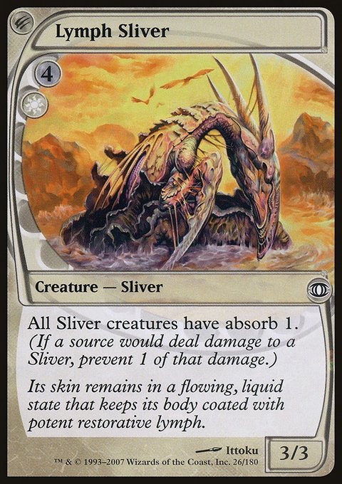 Lymph Sliver, Future Sight #26, Magic: The Gathering card