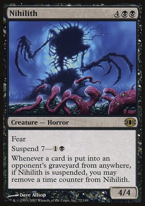 Nihilith, Future Sight #72, Magic: The Gathering card