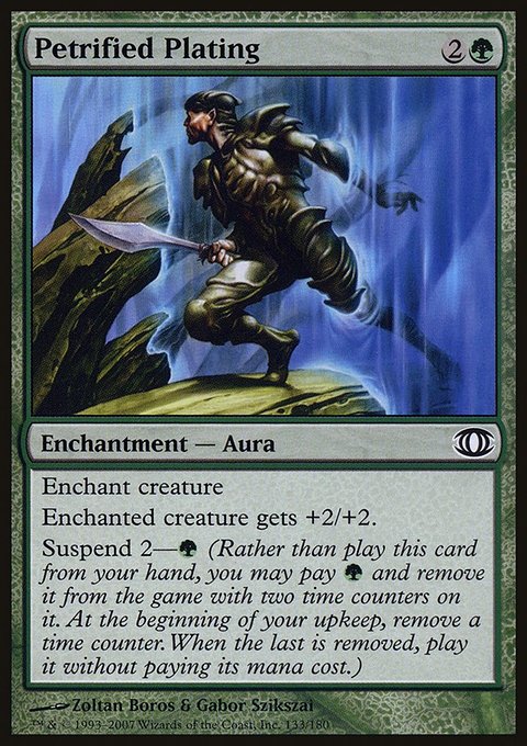 Petrified Plating, Future Sight #133, Magic: The Gathering card