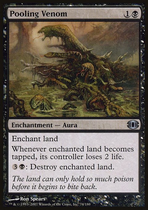 Pooling Venom, Future Sight #74, Magic: The Gathering card