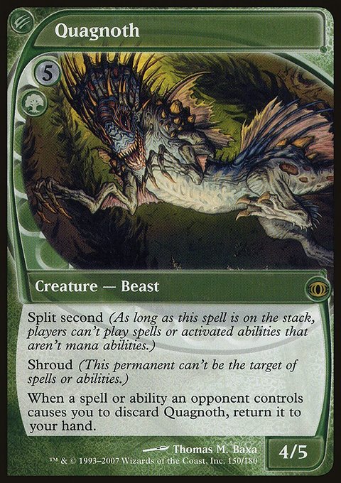 Quagnoth, Future Sight #150, Magic: The Gathering card