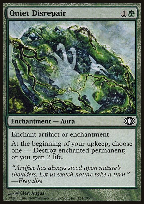 Quiet Disrepair, Future Sight #134, Magic: The Gathering card