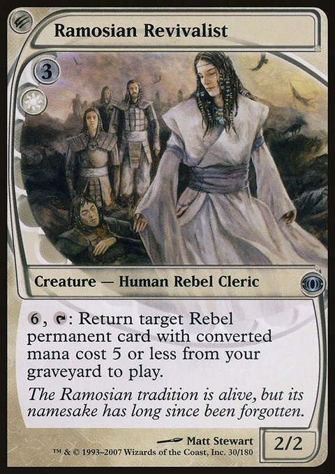Ramosian Revivalist, Future Sight #30, Magic: The Gathering card