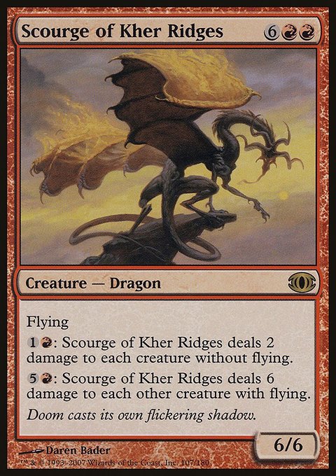 Scourge of Kher Ridges, Future Sight #107, Magic: The Gathering card