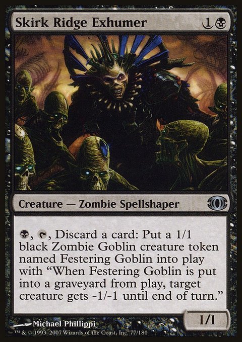 Skirk Ridge Exhumer, Future Sight #77, Magic: The Gathering card