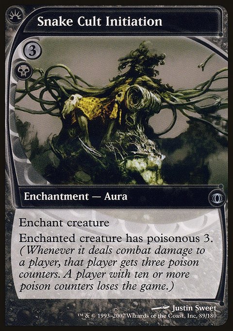 Snake Cult Initiation, Future Sight #89, Magic: The Gathering card