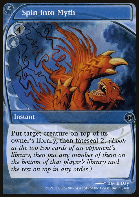 Spin into Myth, Future Sight #60, Magic: The Gathering card