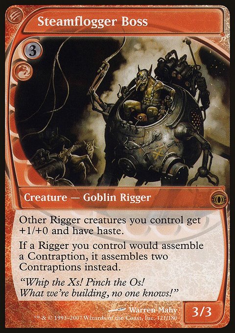 Steamflogger Boss, Future Sight #121, Magic: The Gathering card