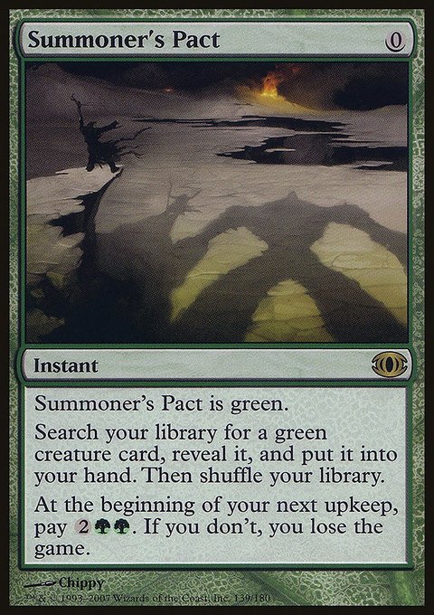 Summoner's Pact, Future Sight #139, Magic: The Gathering card