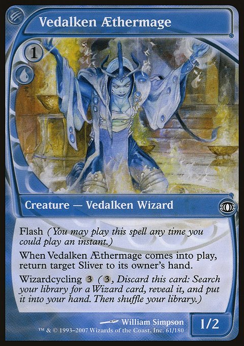 Vedalken Aethermage, Future Sight #61, Magic: The Gathering card