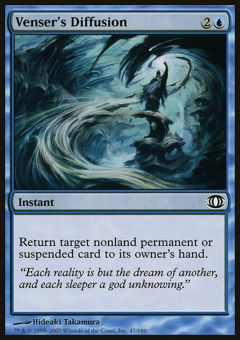 Venser's Diffusion, Future Sight #47, Magic: The Gathering card