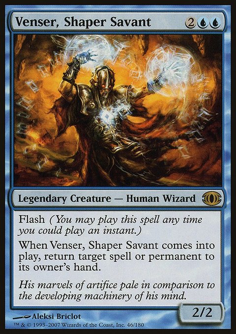 Venser, Shaper Savant, Future Sight #46, Magic: The Gathering card
