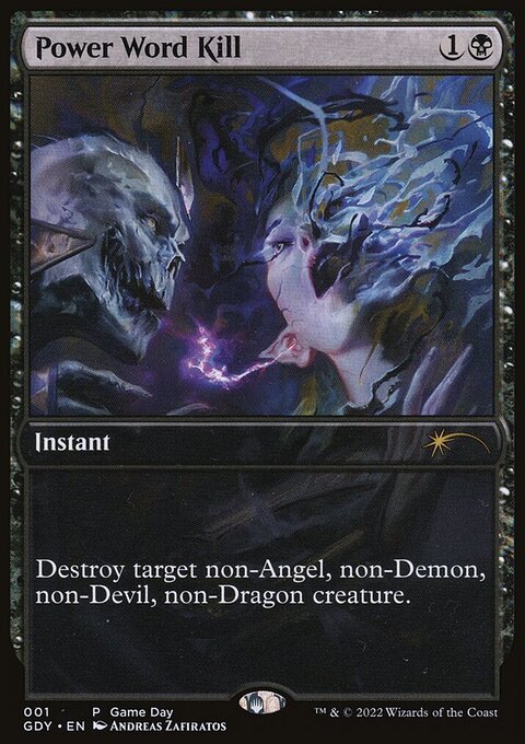 Power Word Kill, Game Day Promos #1, Magic: The Gathering card