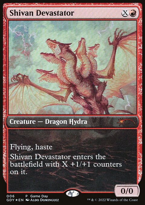 Shivan Devastator, Game Day Promos #6, Magic: The Gathering card