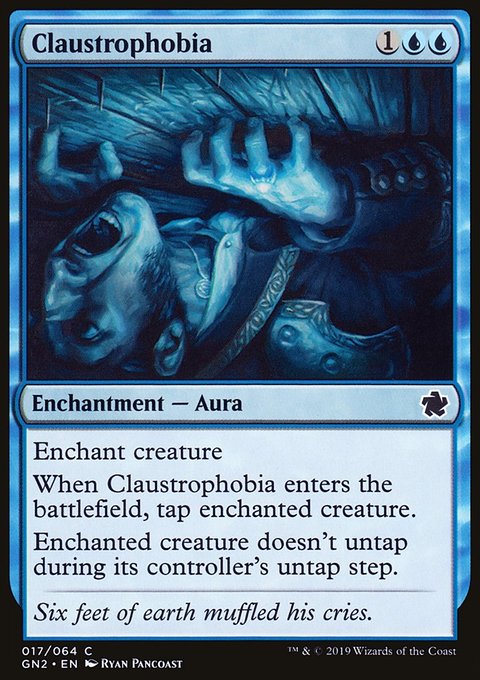 Claustrophobia, Game Night 2019 #17, Magic: The Gathering card