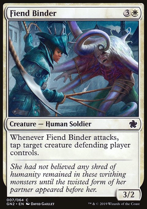 Fiend Binder, Game Night 2019 #7, Magic: The Gathering card