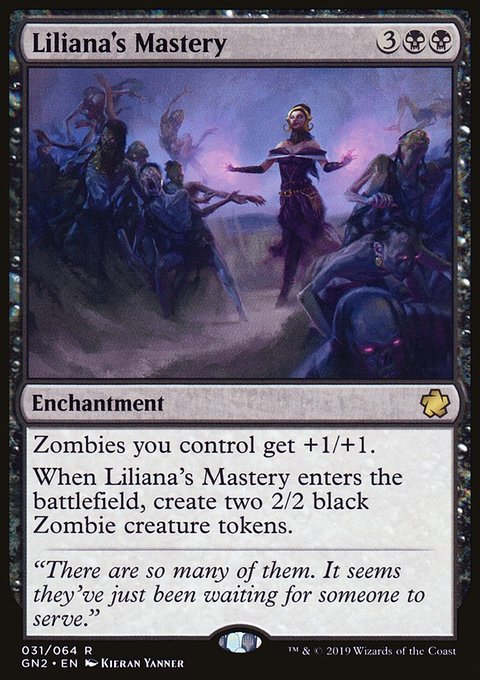 Liliana's Mastery, Game Night 2019 #31, Magic: The Gathering card