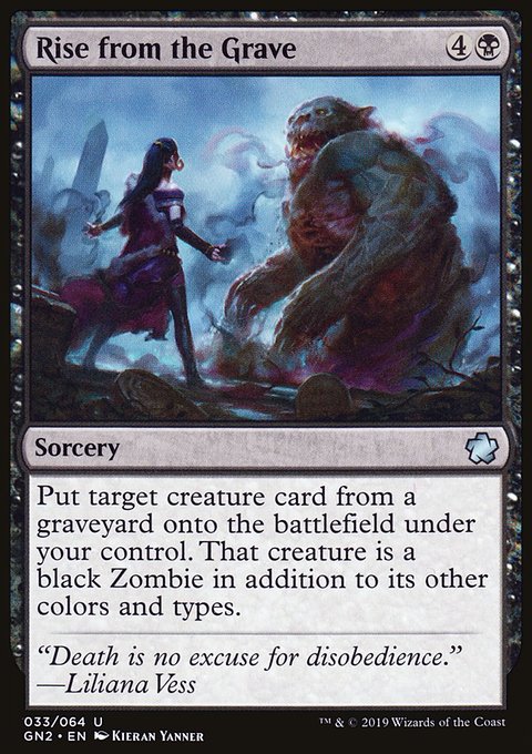 Rise from the Grave, Game Night 2019 #33, Magic: The Gathering card