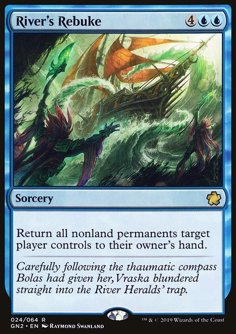 River's Rebuke, Game Night 2019 #24, Magic: The Gathering card