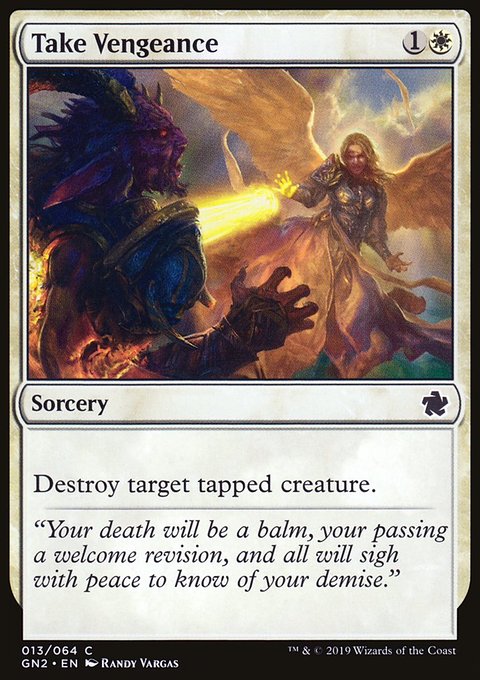 Take Vengeance, Game Night 2019 #13, Magic: The Gathering card