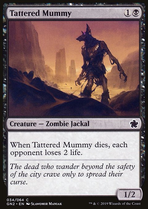 Tattered Mummy, Game Night 2019 #34, Magic: The Gathering card