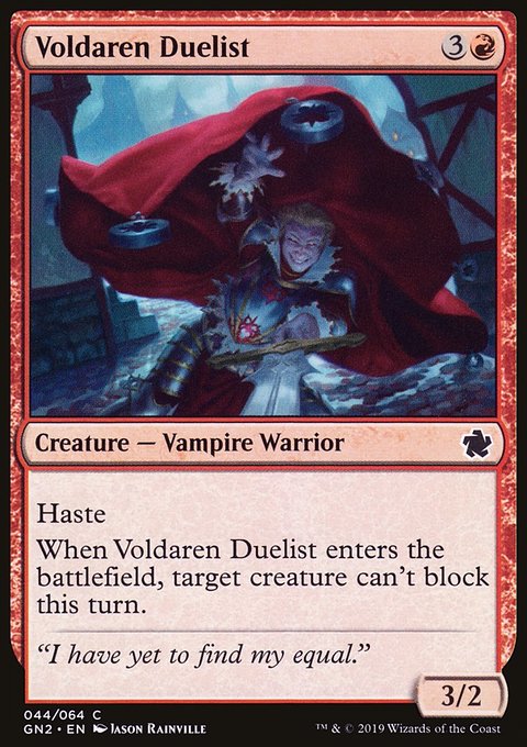 Voldaren Duelist, Game Night 2019 #44, Magic: The Gathering card