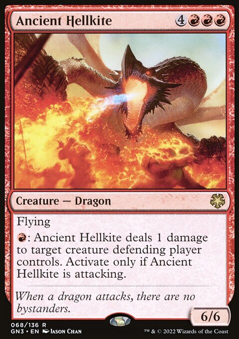 Ancient Hellkite, Game Night: Free-for-All #68, Magic: The Gathering card