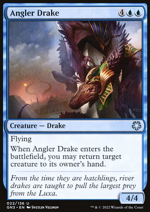 Angler Drake, Game Night: Free-for-All #22, Magic: The Gathering card