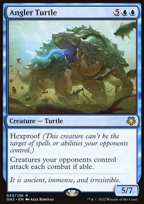 Angler Turtle, Game Night: Free-for-All #23, Magic: The Gathering card