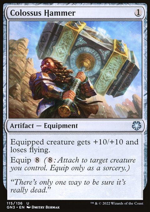 Colossus Hammer, Game Night: Free-for-All #115, Magic: The Gathering card