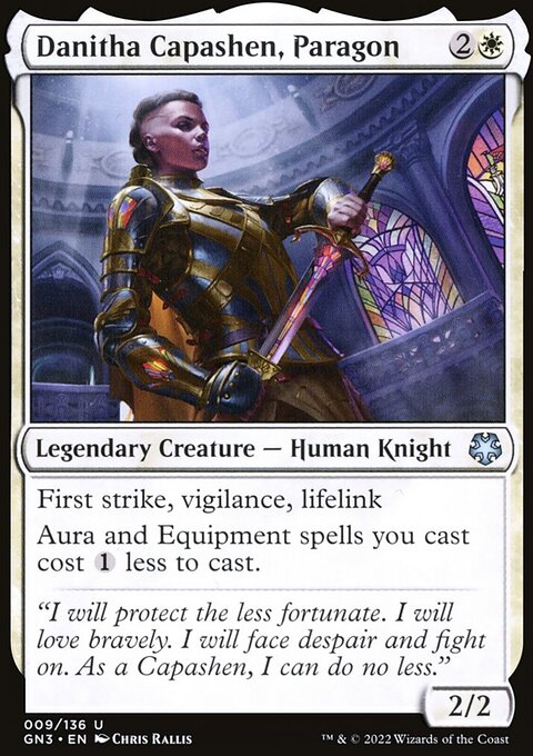 Danitha Capashen, Paragon, Game Night: Free-for-All #9, Magic: The Gathering card