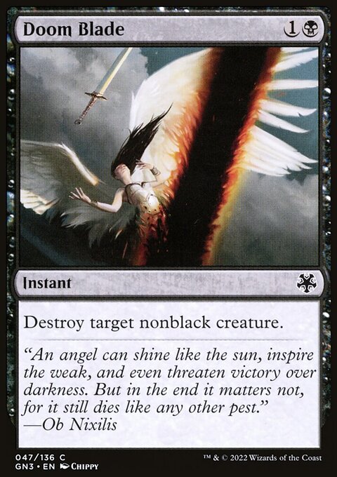 Doom Blade, Game Night: Free-for-All #47, Magic: The Gathering card