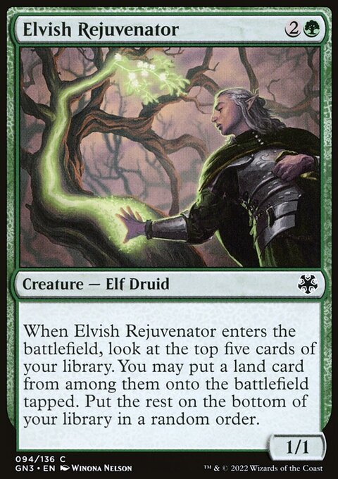 Elvish Rejuvenator, Game Night: Free-for-All #94, Magic: The Gathering card
