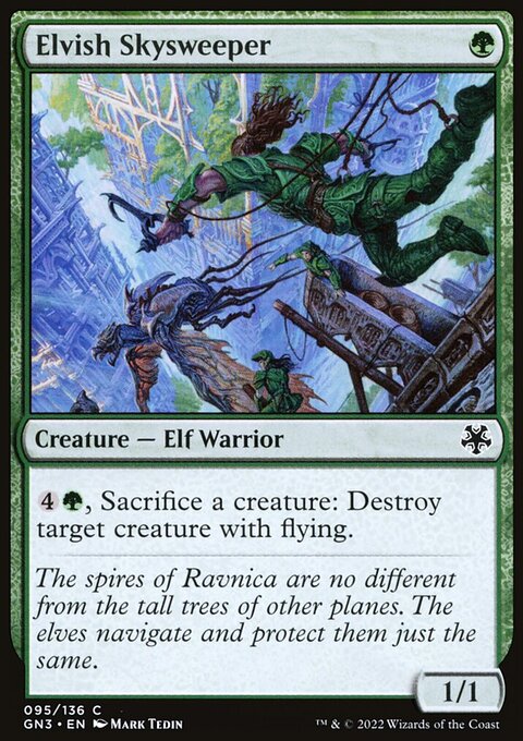 Elvish Skysweeper, Game Night: Free-for-All #95, Magic: The Gathering card