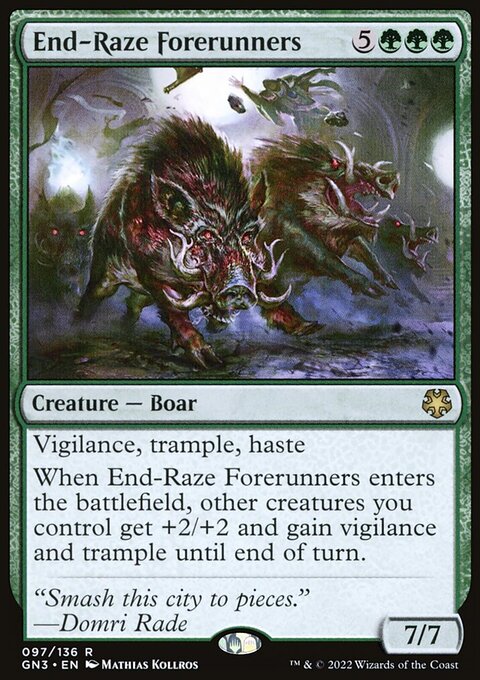End-Raze Forerunners, Game Night: Free-for-All #97, Magic: The Gathering card