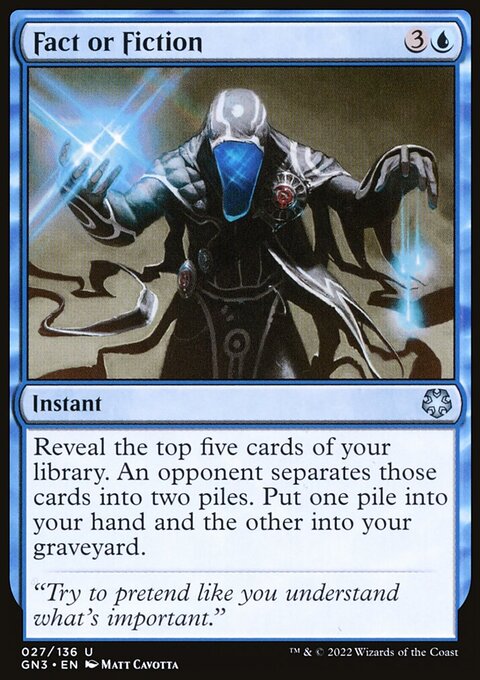 Fact or Fiction, Game Night: Free-for-All #27, Magic: The Gathering card