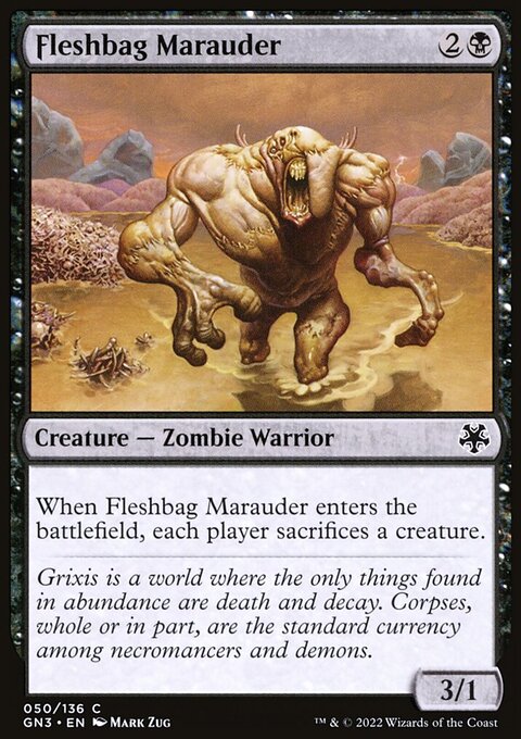 Fleshbag Marauder, Game Night: Free-for-All #50, Magic: The Gathering card