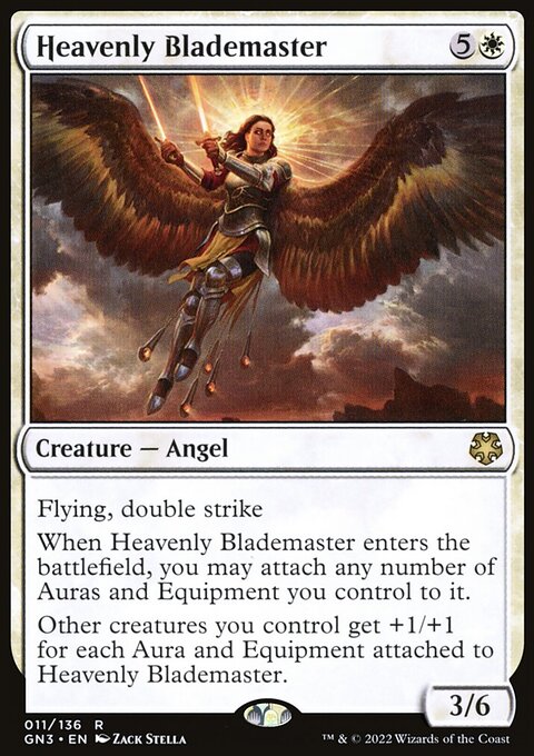 Heavenly Blademaster, Game Night: Free-for-All #11, Magic: The Gathering card