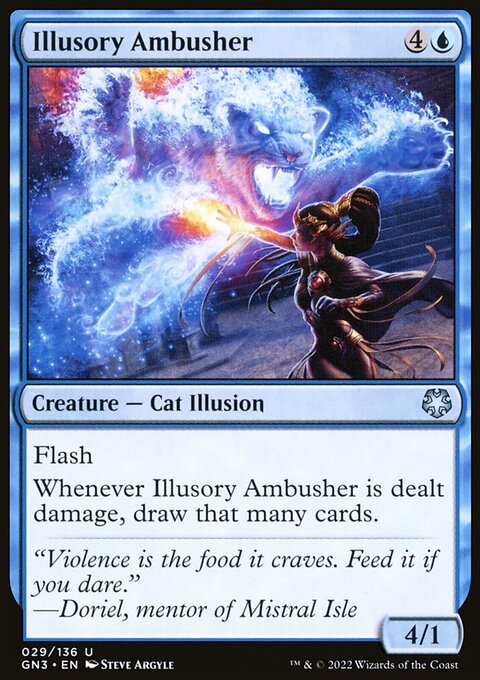 Illusory Ambusher, Game Night: Free-for-All #29, Magic: The Gathering card