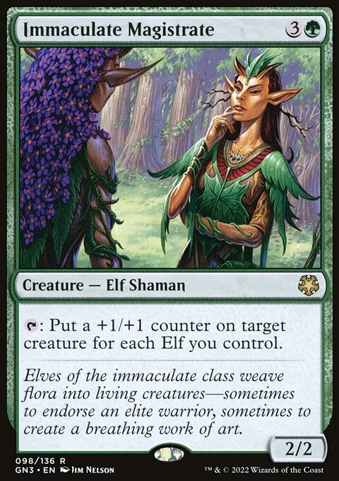 Immaculate Magistrate, Game Night: Free-for-All #98, Magic: The Gathering card