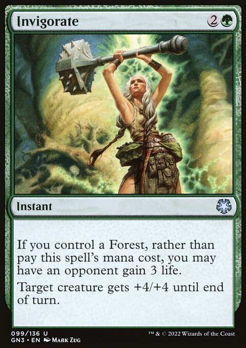 Invigorate, Game Night: Free-for-All #99, Magic: The Gathering card