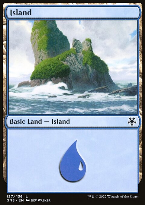 Island, Game Night: Free-for-All #127, Magic: The Gathering card