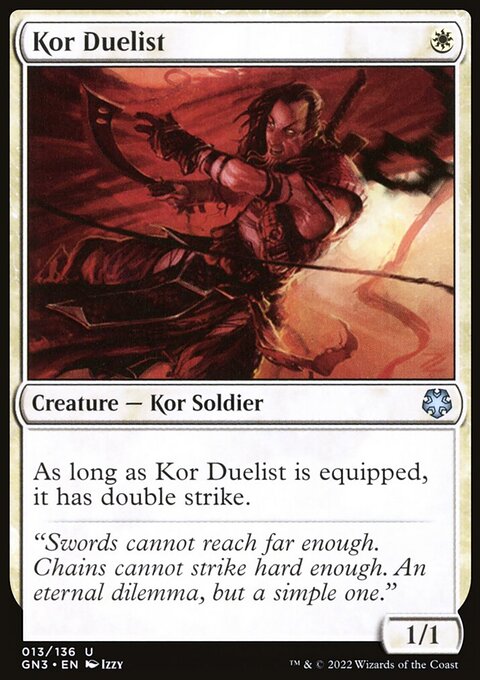 Kor Duelist, Game Night: Free-for-All #13, Magic: The Gathering card