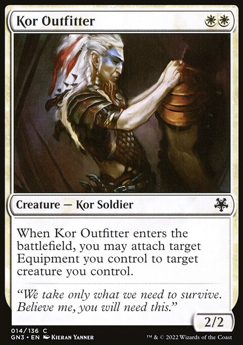 Kor Outfitter, Game Night: Free-for-All #14, Magic: The Gathering card